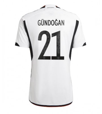 Tyskland Ilkay Gundogan #21 Replika Hjemmebanetrøje VM 2022 Kortærmet